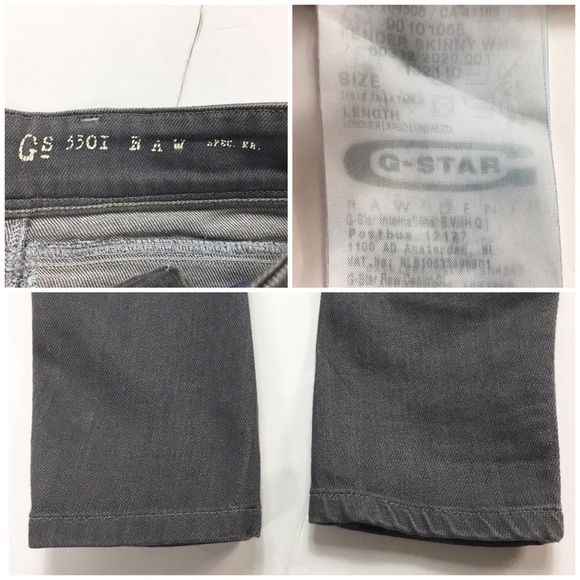 G-star 330I Fender Raw Twisted Skinny Jeans - Picture 6 of 7